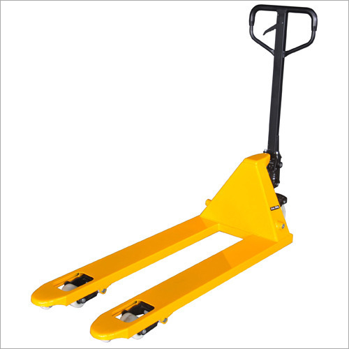 Hand Pallet Truck - 2500 KG Max Lifting Load, Strong and Durable Yellow Design