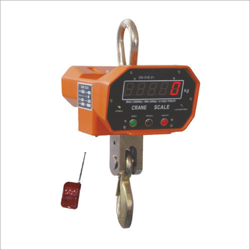 Digital Crane Scale - 20 Ton Capacity, Mild Steel Build | Electric Power Supply, High Precision Digital Monitor