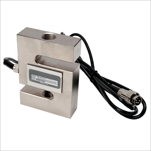 S Type Load Cell - Alloy Steel, Silver Color | Ideal for Overhead Track Scales