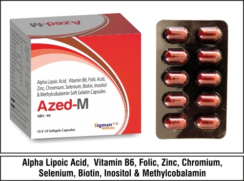 मेथीक्लोबालामिन 1500mcg + ALA 100mg + Vit. बी6 3mg+फोलिक 1.5mcg