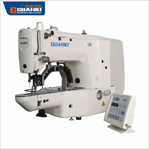 Electronic Bartacking Sewing Machine - Metal, 1000 X 600 X 1200mm | High Speed, Durable, Precise Stitching, Easy Operation, Automatic Thread Trimming