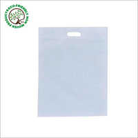 डी कट सफेद गैर बुना बैग