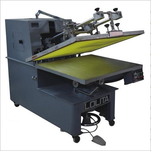 Manual Screen Printing Machine - Steel, 48" x 36" x 54" Dimensions | 24" x 18" Printing Area, 110V Power, 200 lbs Weight, 1 Station