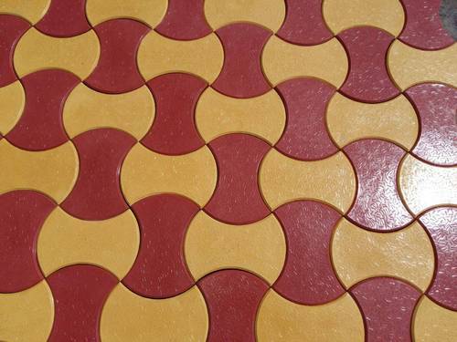 Orange Interlock Paver Block