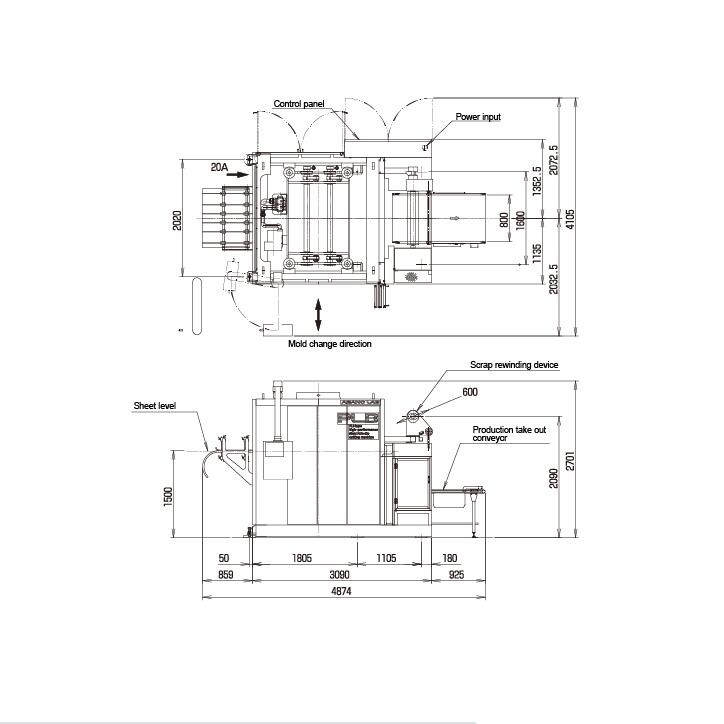 Automatic Japanese Style Continuous Trimming Machine With Steel Rule Die Cutting