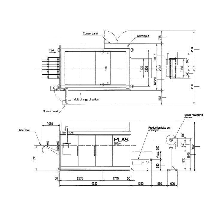 Automatic Japanese Style Continuous Trimming Machine With Steel Rule Die Cutting