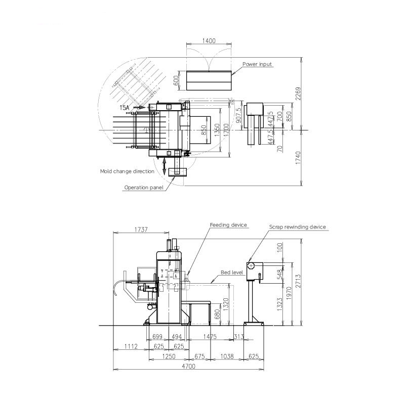 Automatic Japanese Style Continuous Trimming Machine With Steel Rule Die Cutting