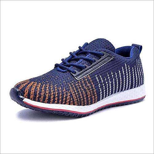Designer Casual Shoes - Standard Sizes Available, Blue and Orange Color, No Visible Logo