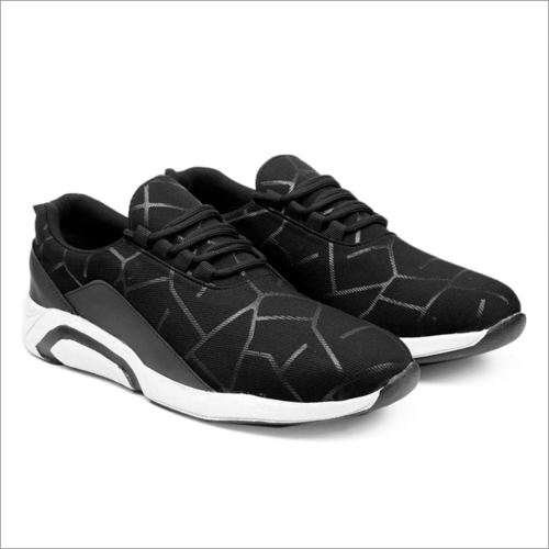 Black Casual Shoes - Durable Fabric, Available in Multiple Sizes, Elegant Black Color | Minimalist Design with No Logo