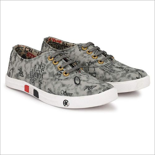 Casual Shoes - Gray | Printed Branding on Outsole, Varying Size Options, Standard Manufacturer Warranty