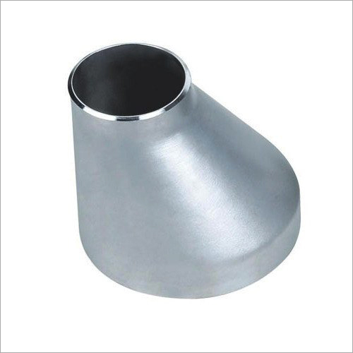 SS Eccentric Reducer - 3/4 Inch, Finished Polished, Stainless Steel | Silver Color, Welded Connection Type, Box Packaging