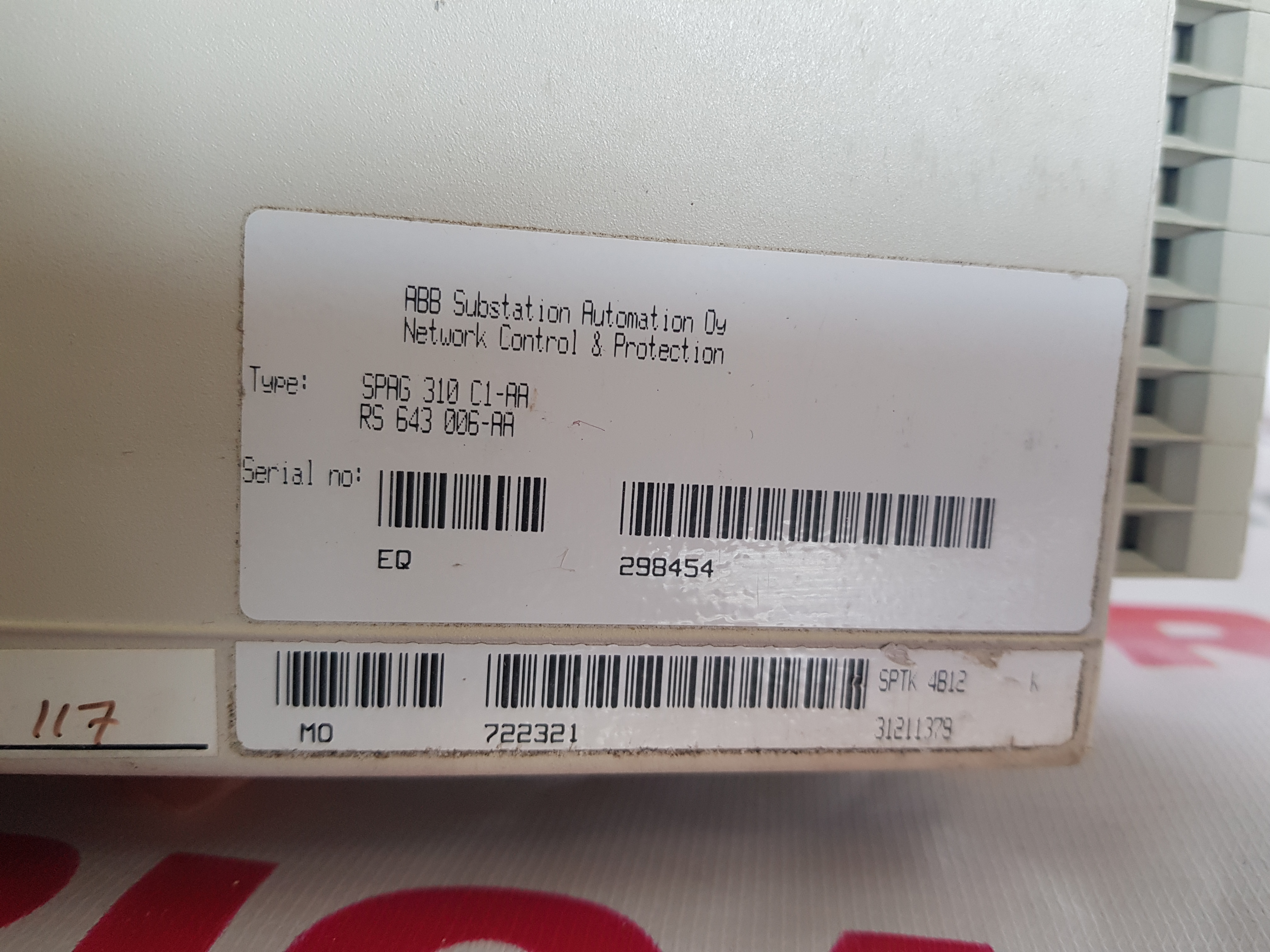 Abb Spag 310 C1 - Metal, 100x150x50 Mm, 2 Kg, 230v, 10a | Overcurrent Protection, Fault Detection, Remote Control, Modbus Communication