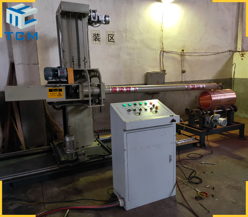 Steel Filter Housing Automatic Polishing Machine - Steel Material, 3500x1600x2900 Mm Size, Grey/blue/red Color | 18-month Warranty, Computerized Control, 0.8 Mpa Air Pressure