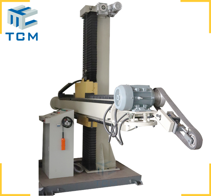 Stainless Steel Automatic Tank Shell Buffing Machine - 3500x1600x3080 Mm, Grey/blue/red Finish, 18 Month Warranty, 12 Kw Power, 2500 Kg Weight