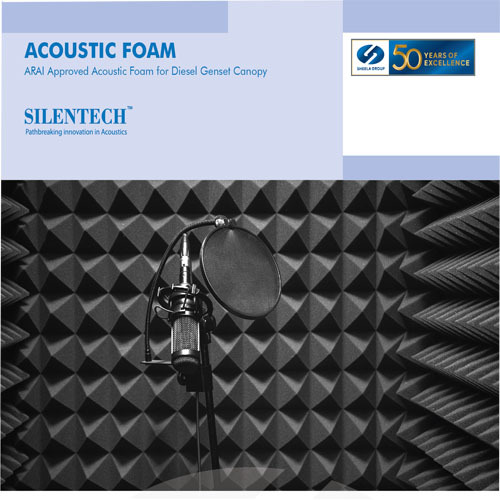 Black Acoustic Foam, Sound Absorption Foam