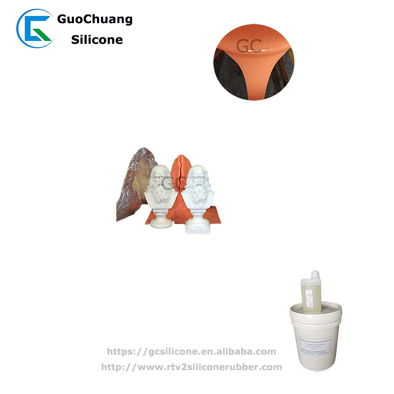 Translucent White Mold Making Liquid Silicone Rubber For Concrete Gypsum Sculpture Craft Molds Making