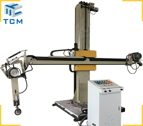 Tcm-yt 2-in-1 Polishing Machine - Steel Metal, 4500x1600x3080 Mm, Gray/blue/yellow, Automatic Dual-use Design With High Efficiency And Customizable Features