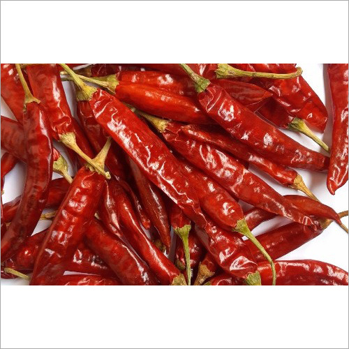 Dry Red Chilli - Red Color, 6 Months Shelf Life | Hygienically Stored, Enhances Distinct Taste in Cuisines