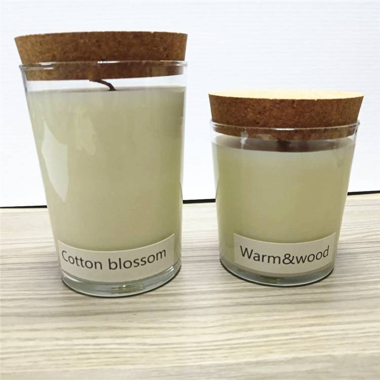 Hand Cut Empty Round Candle Jar