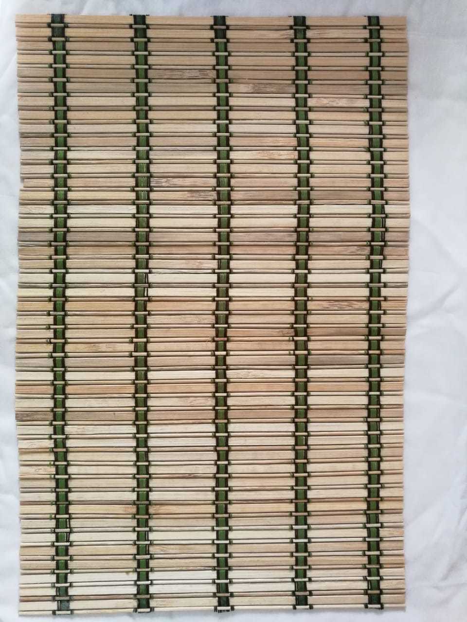 Table Leaf Mat - 100% Cotton, Jute & Bamboo , Red, Yellow & Green Leaf Design | Handmade & Machine Made, Eco-friendly Table Mats And Runners