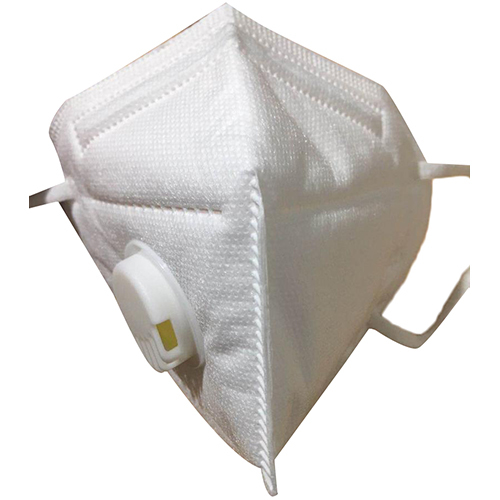 Kn95 Mask - Non Woven Material, White Color | 95% Filtration Efficiency, New Condition