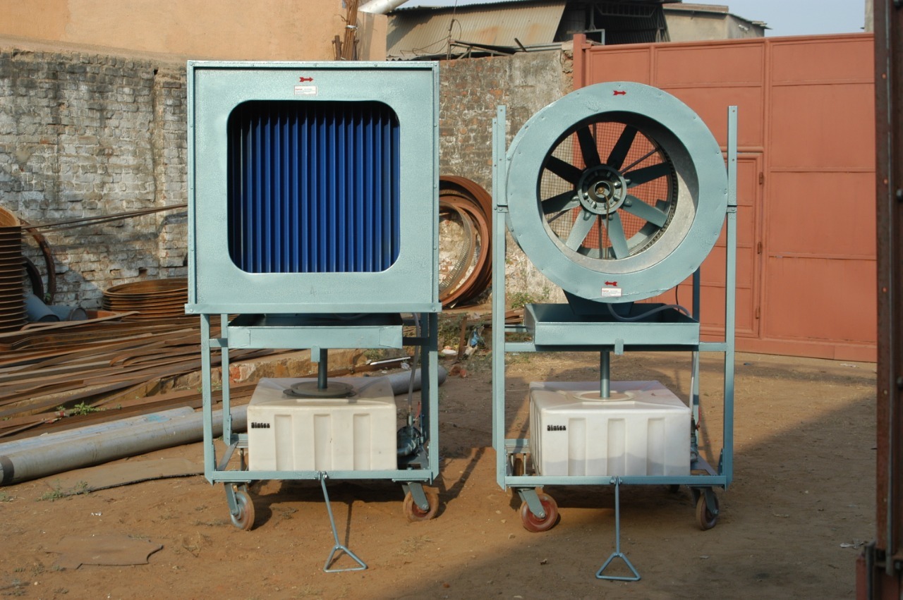 Semi-automatic Staff Entrance Air Washer Unit