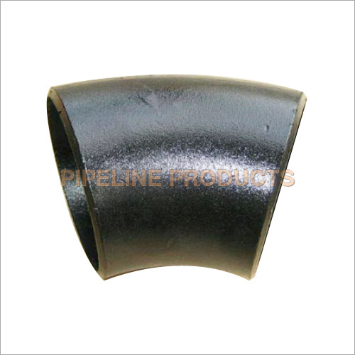 MS 45 Elbow - Carbon Steel, Black Painting, Round Shape, Schedule Thicknesses: Sch 5 to Sch XXS | Welding Connection, ASME Standard