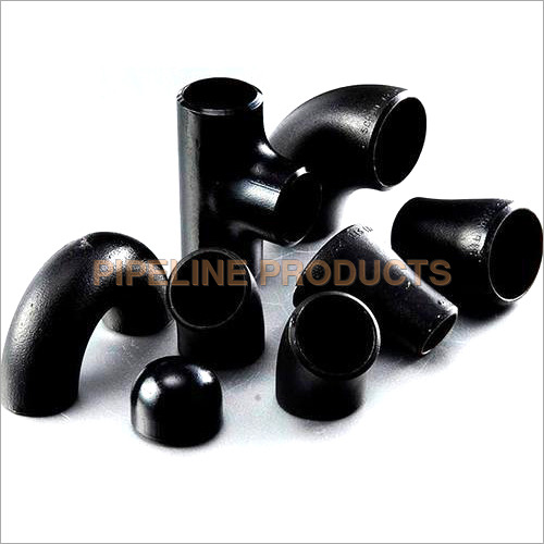 MS Pipe Fitting - Carbon Steel Elbow, Sizes 1/2" to 48", Black Painting Finish, Schedule Sch 5 to XXS, Round Shape, ASME Standard, Welding Connection