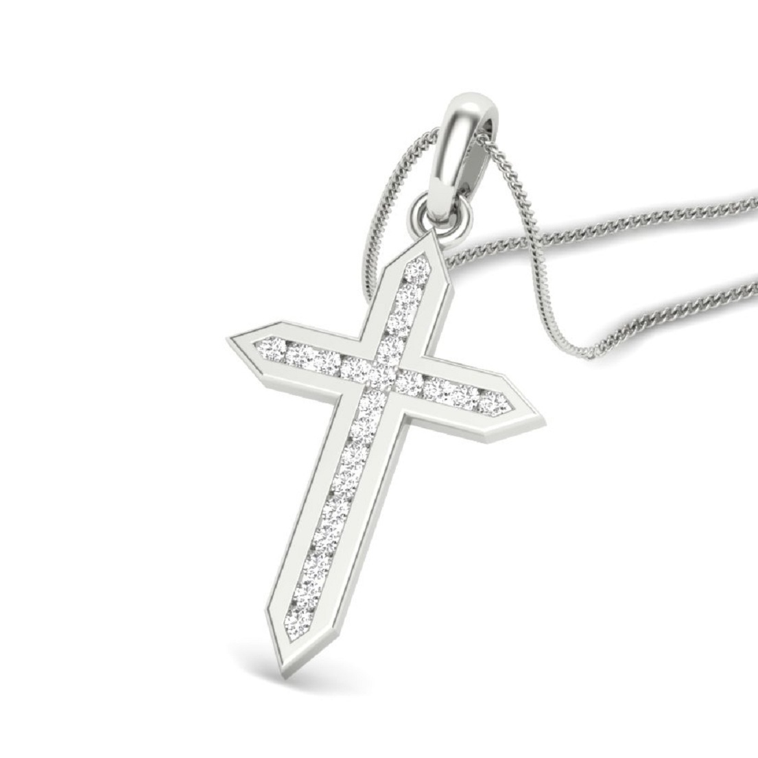 Holy  Jesus Silver Cross Pendant Gender: Women