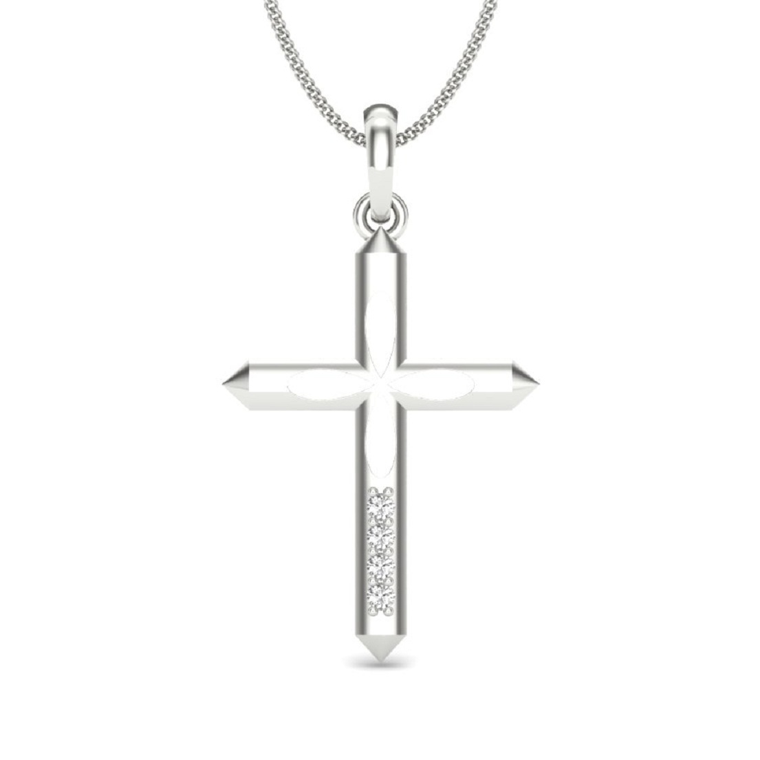 Holy  Jesus Silver Cross Pendant Gender: Women