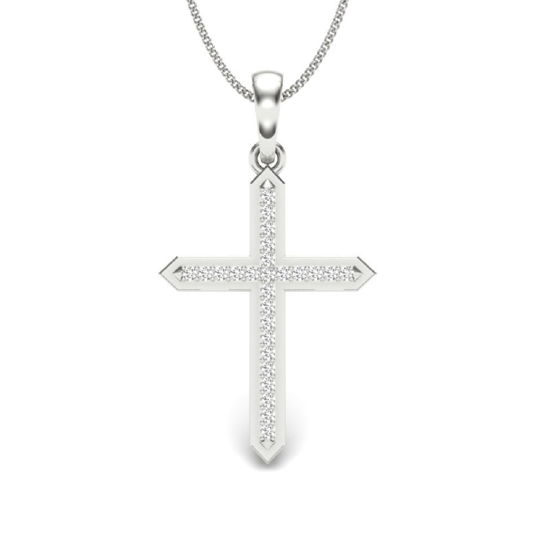 Holy  Jesus Silver Cross Pendant Gender: Women