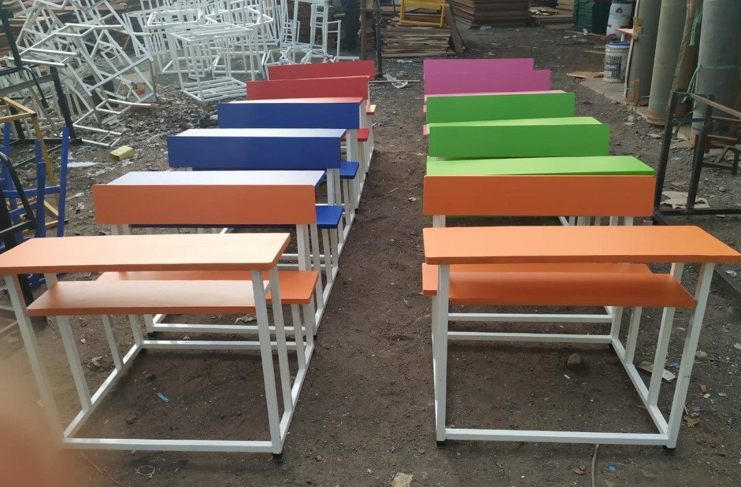 Plywood School Bench No Assembly Required