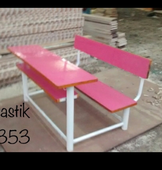 Plywood School Bench No Assembly Required