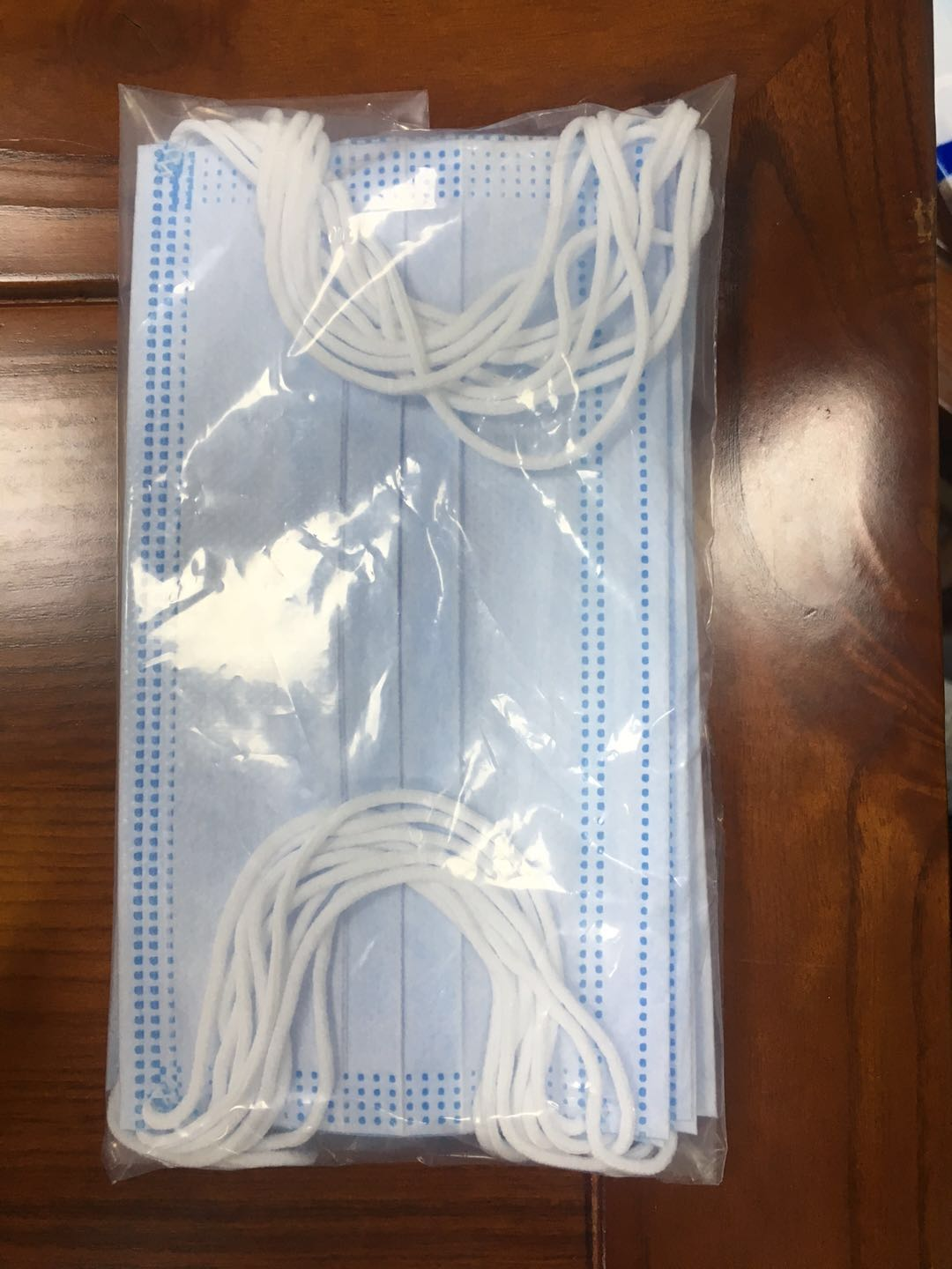 High Protective 3 Layer Non-woven Fabrics Ear Loop Disposable Protective Face Mask Accuracy: 17.5*9 Mm/m