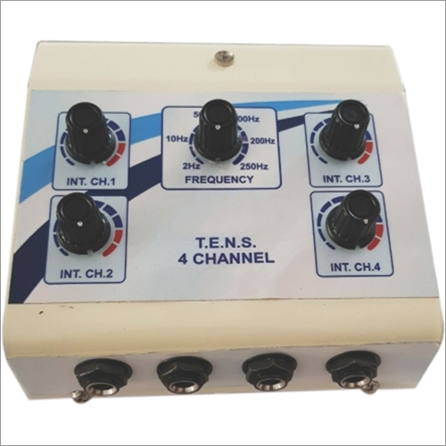 4 Channel Mini TENS - Iron Construction, Portable Design - Optimal for Pain Management in Adults, Elders, and Women, Effective for Cervical, Joints, Muscles, and Shoulder Relief