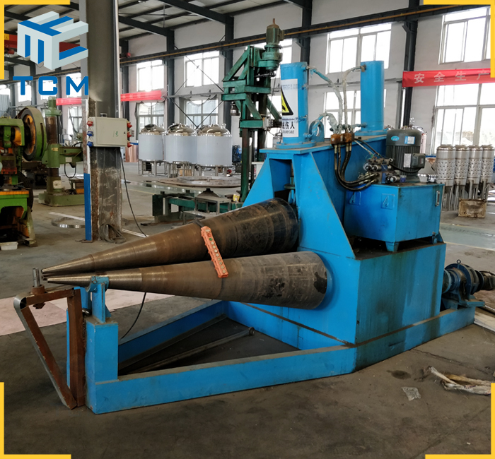 Blue/grey Steel Cone Hydraulic Rolling Machine