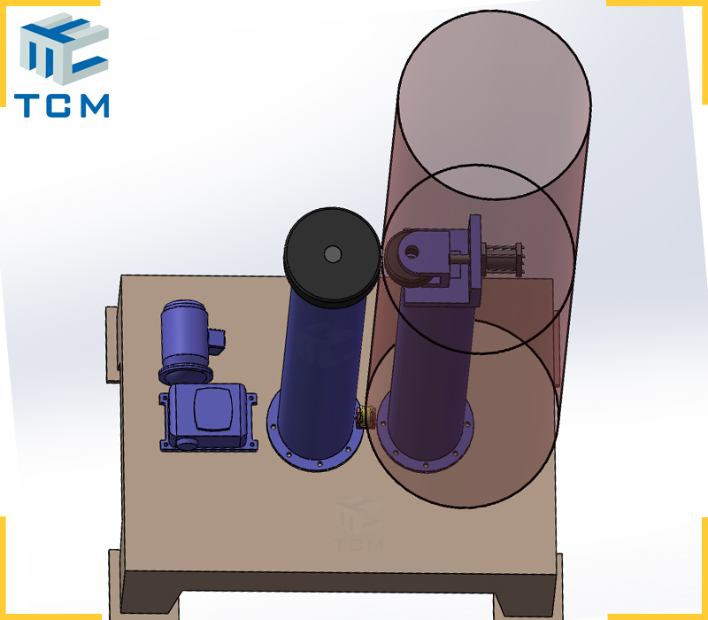 Blue Tank Circular Welding Seam Planishing Machine