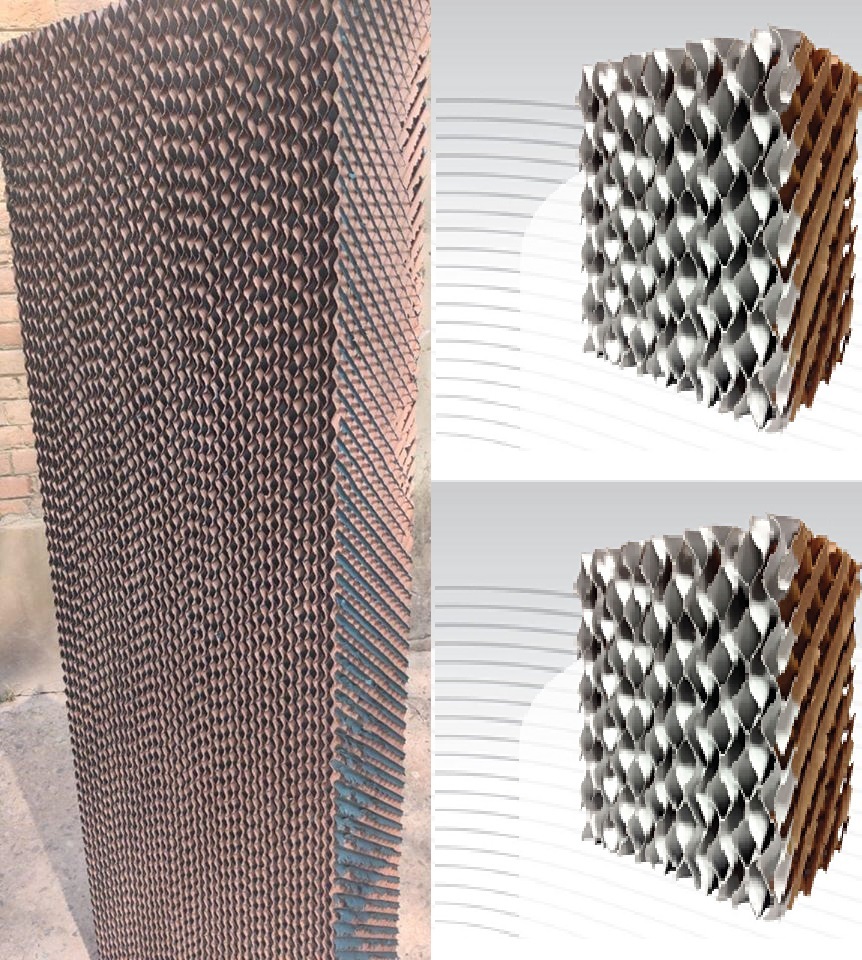 Hutek Cel Pad Xtreme - Evaporative Cooling System , Anti-microbial, Virus Inactivation, Mold & Algae Prevention, Easy Maintenance For Multi-environment Use