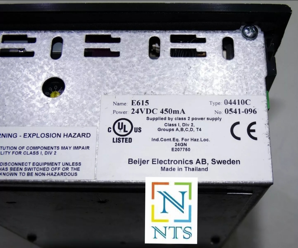 Beijer E615 Hmi Operator Panel - Hmi Operator Panel, 24 Volt Voltage, 6 Months Warranty | Ideal For Industrial Applications