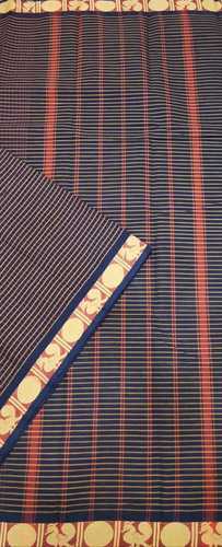 ब्लैक लेडीज़ कॉटन साड़ी