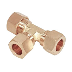 ब्रास टी यूनियन असेंबली को कम करना