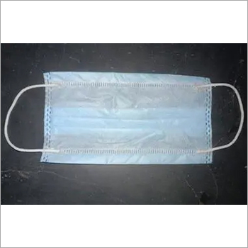 3 Ply Mask - Non-Woven Fabric, 17.5cm x 9.5cm, Blue | Elastic Earloops, Individually Wrapped