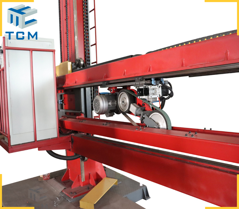 Horizontal Steel Tank Longitudinal Weld Seam Finishing Machine - 4500 Kg, 5000x75 Mm Size | Eco Friendly, High Efficiency, Low Noise, Plc Control