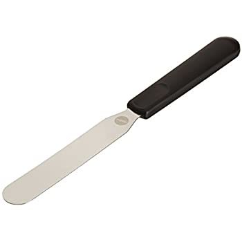 Black Handle Plain Icing Spatula