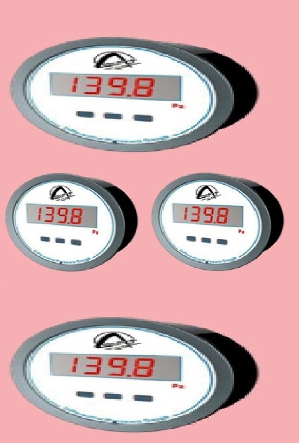 Cdpg-4l-led Aerosense Digital Differential Pressure Gauge Range 0-1000 Pa Measure Pressure Of: Gas