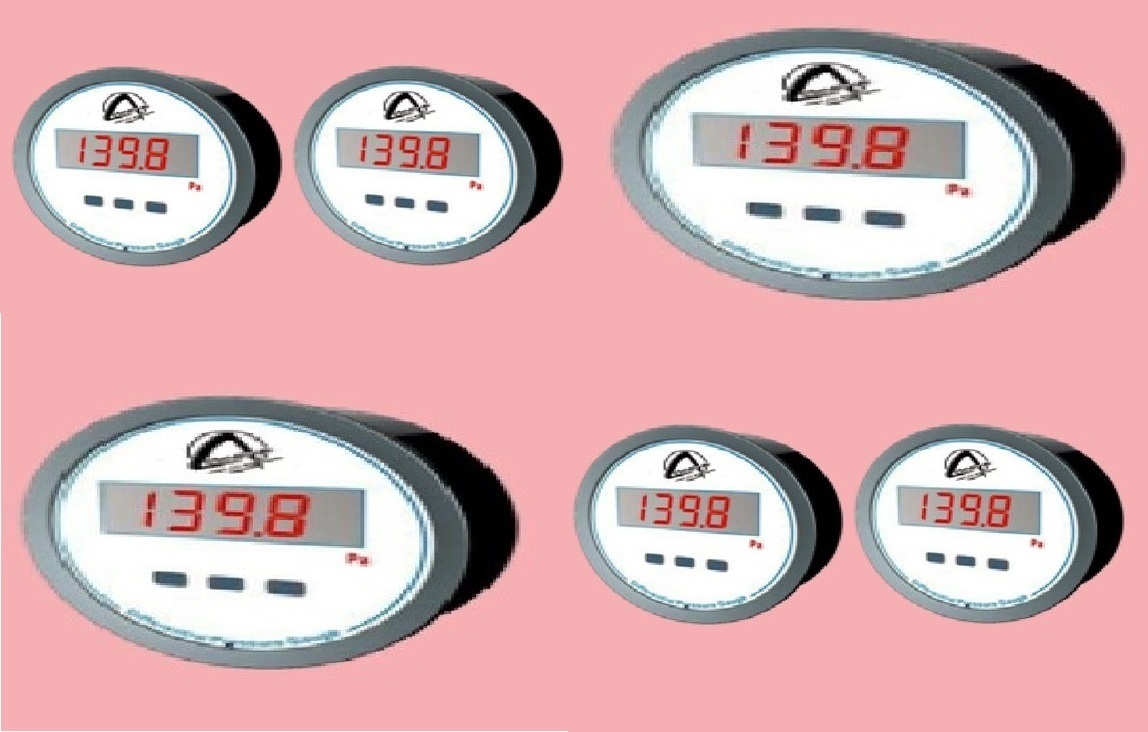 Cdpg-4l-led Aerosense Digital Differential Pressure Gauge Range 0-1000 Pa Measure Pressure Of: Gas
