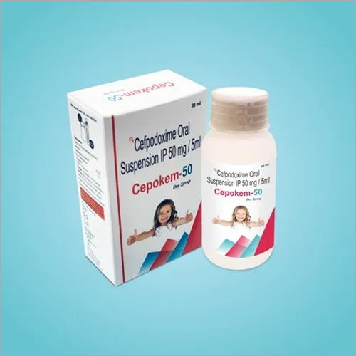 50 Mg / 5 Ml Cefpodoxime Oral Suspension IP