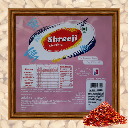 अच्छी गुणवत्ता वाला जैन पंजाबी मसाला खाखरा