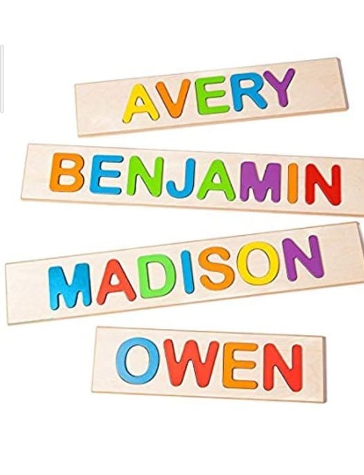 Alphabets Letters - Wood, 3 Inches Tall, Multicolor | Suitable For Ages 3+, Folk Art Style, Perfect For Amusement Parks And Schools