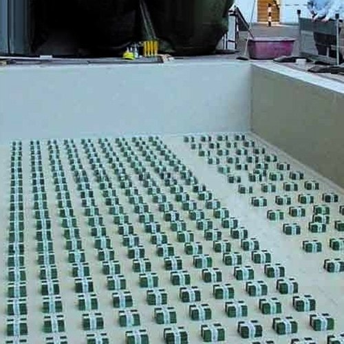 Vibration Isolated Machine Foundation